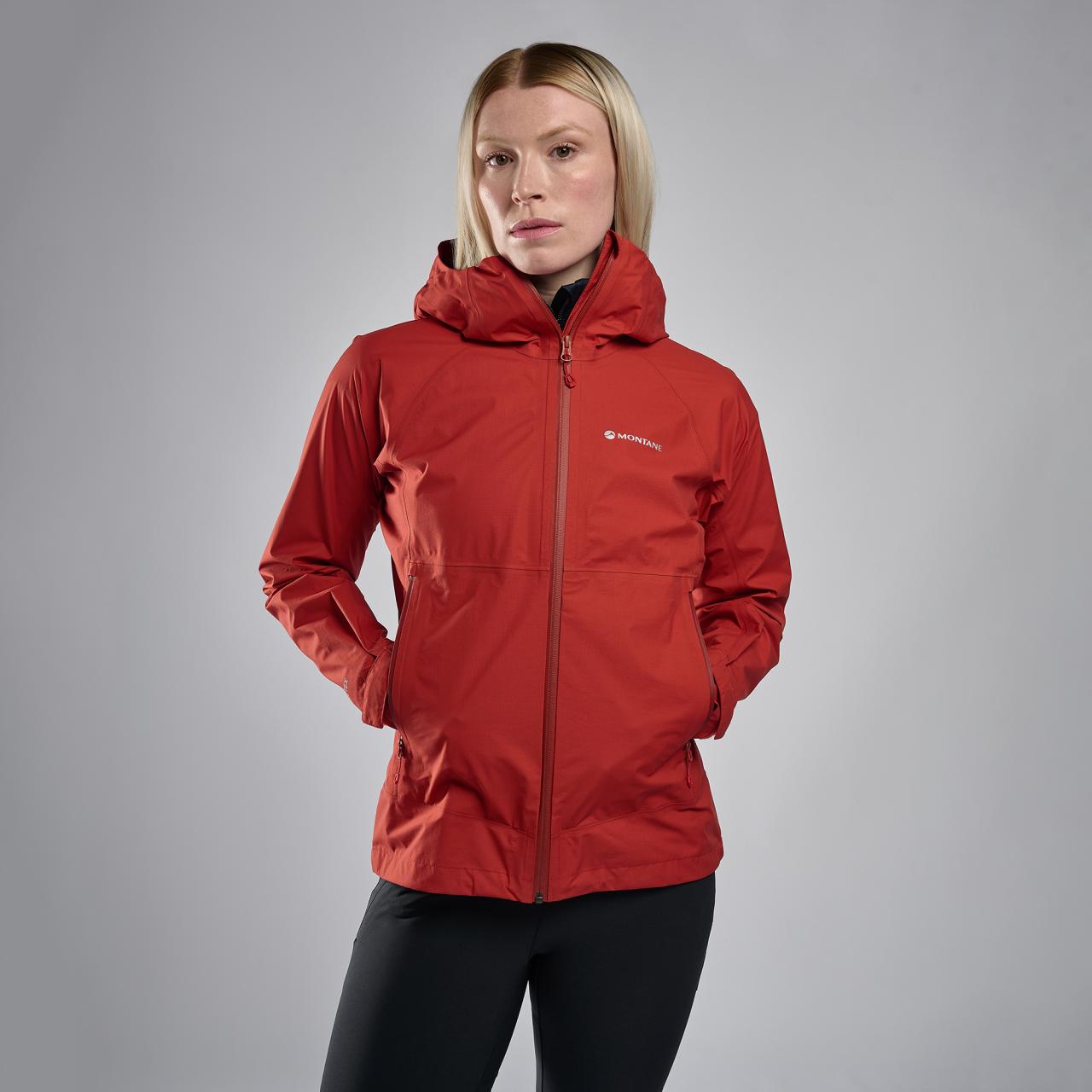 FEM SPIRIT LITE JACKET-SAFFRON RED-UK16/XL dámská bunda červená