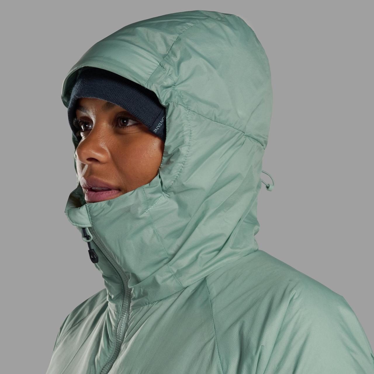 FEM FORTES LITE HOODIE-SEA MIST-UK10/S dámská bunda mentolová