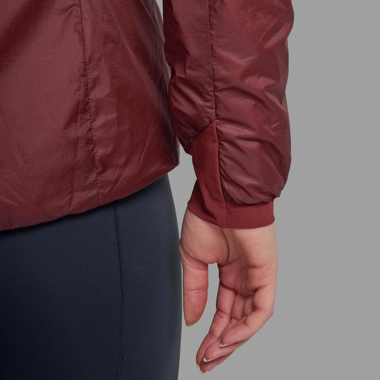 FEM FORTES LITE HOODIE-SUMAC-UK10/S dámská bunda bordó