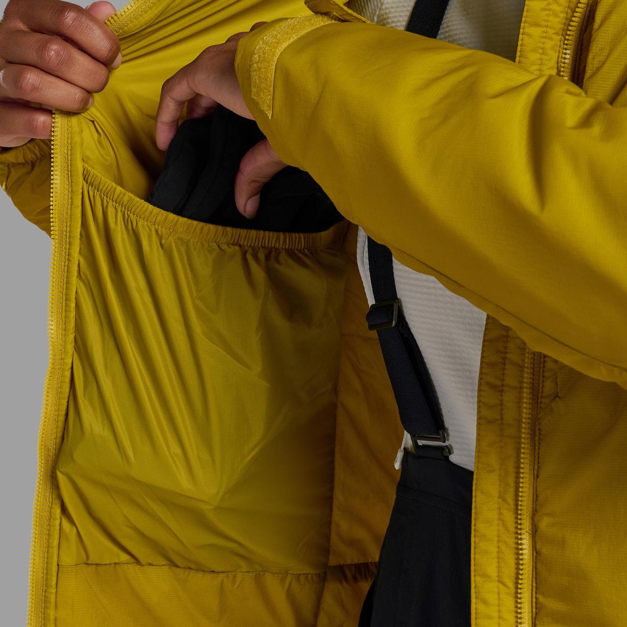 FEM FORTES XT HOODIE-GINKGO GOLD-UK10/S dámská bunda žlutá