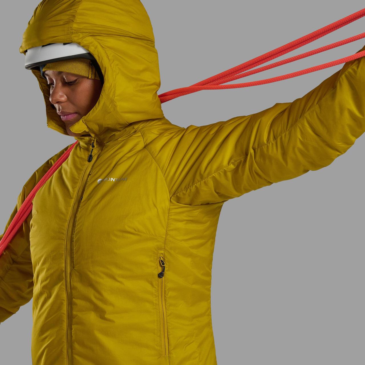 FEM FORTES XT HOODIE-GINKGO GOLD-UK10/S dámská bunda žlutá