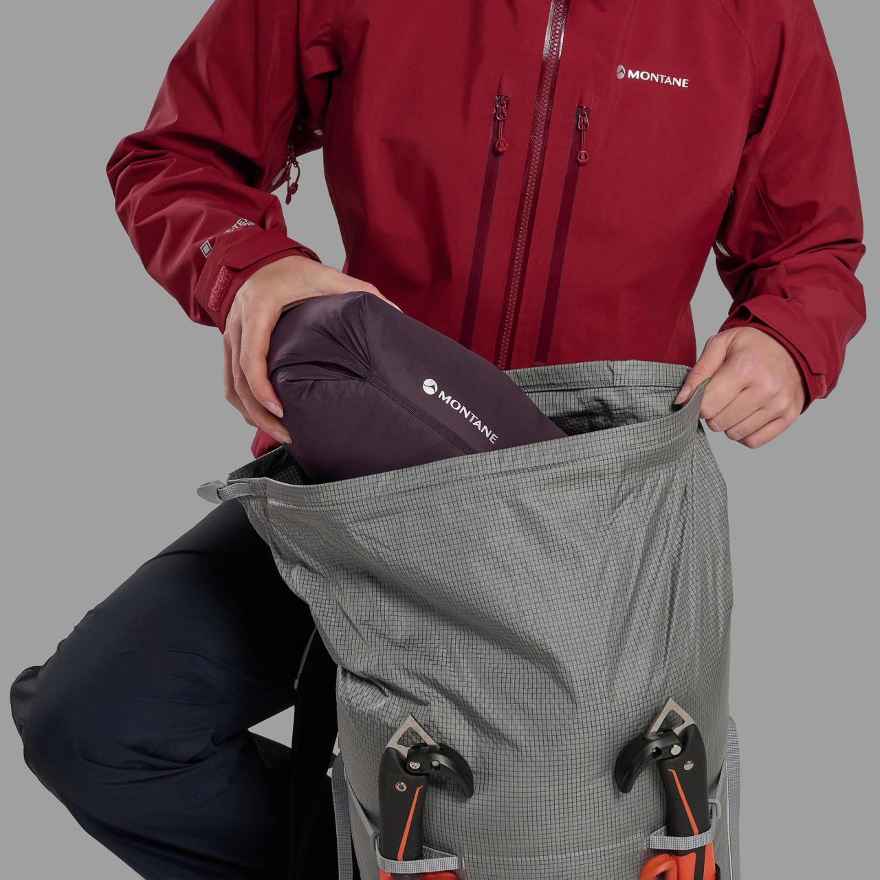 FEM FORTES XT HOODIE-MULBERRY-UK10/S dámská bunda hnědofialová