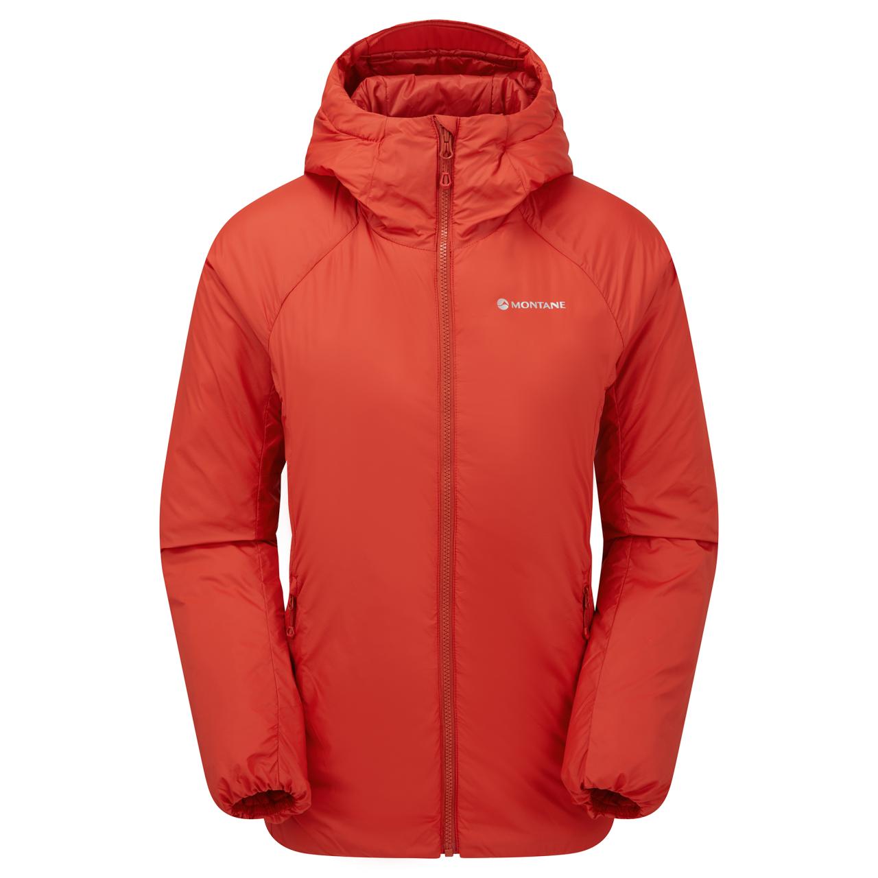 FEM RESPOND HOODIE-SAFFRON RED-UK14/L dámská bunda s kapucí červená