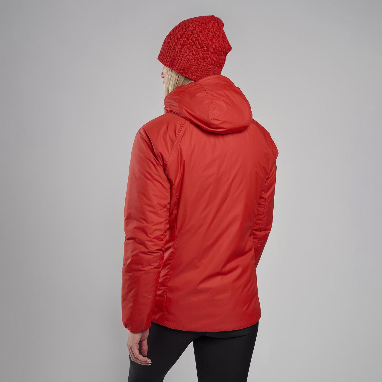 FEM RESPOND HOODIE-SAFFRON RED-UK10/S dámská bunda s kapucí červená