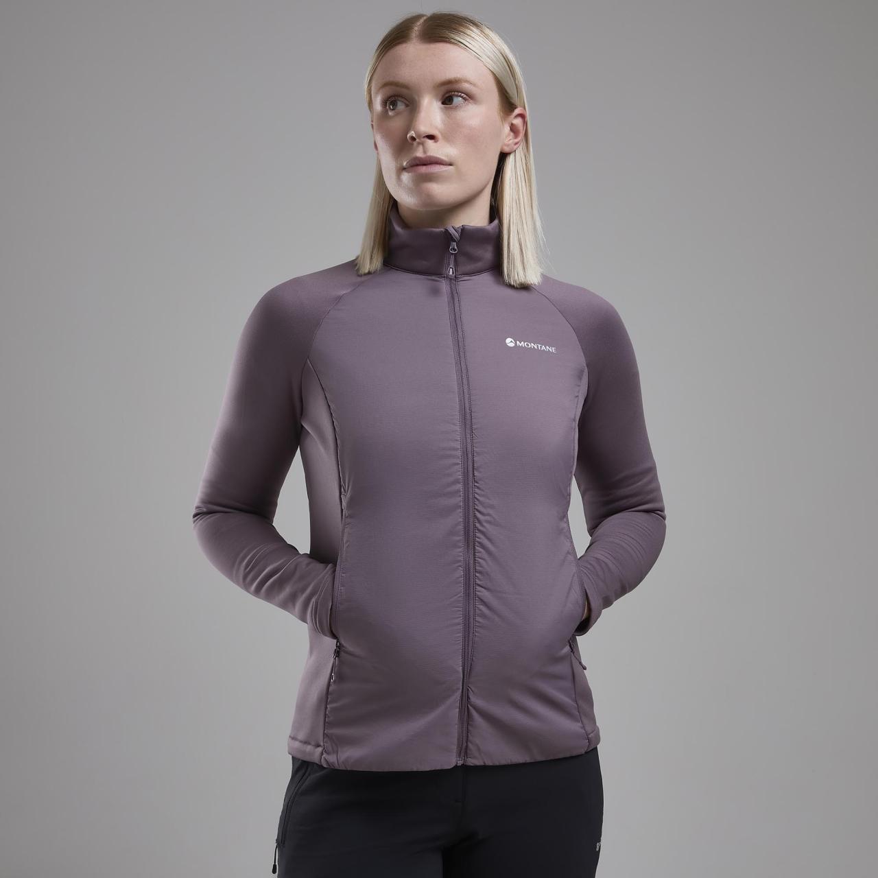 FEM SIROCCO LITE JACKET-MOONSCAPE-UK12/M dámská bunda šedofialová