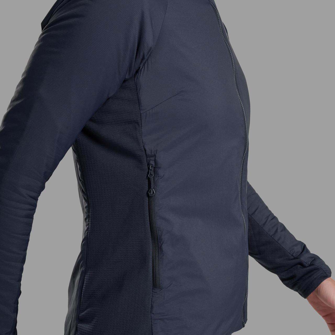 FEM SIROCCO HOODIE-ECLIPSE BLUE-UK10/S dámská bunda modrá