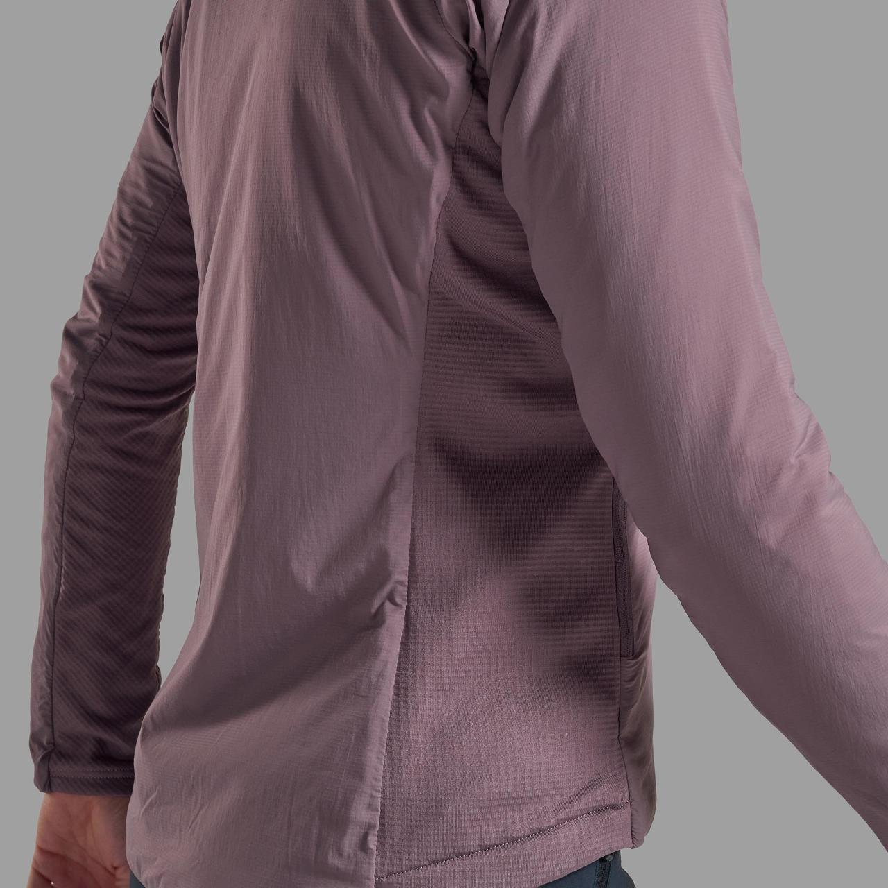 FEM SIROCCO HOODIE-MOONSCAPE-UK10/S dámská bunda šedofialová