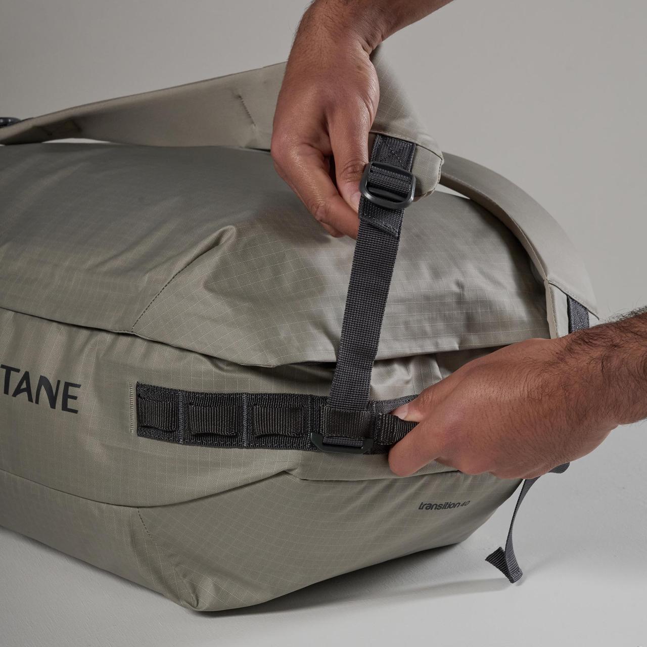 TRANSITION DUFFEL 40L-RIDGE-ONE SIZE taška šedohnědá