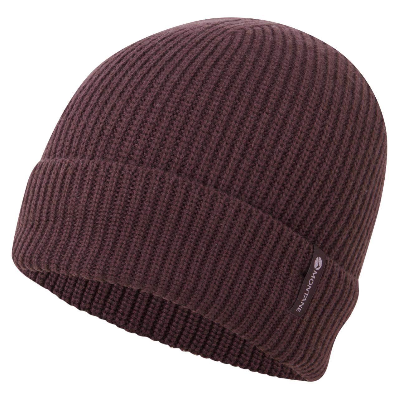 BREW BEANIE-DARK GARNET-ONE SIZE unisex čepice hnědofialová