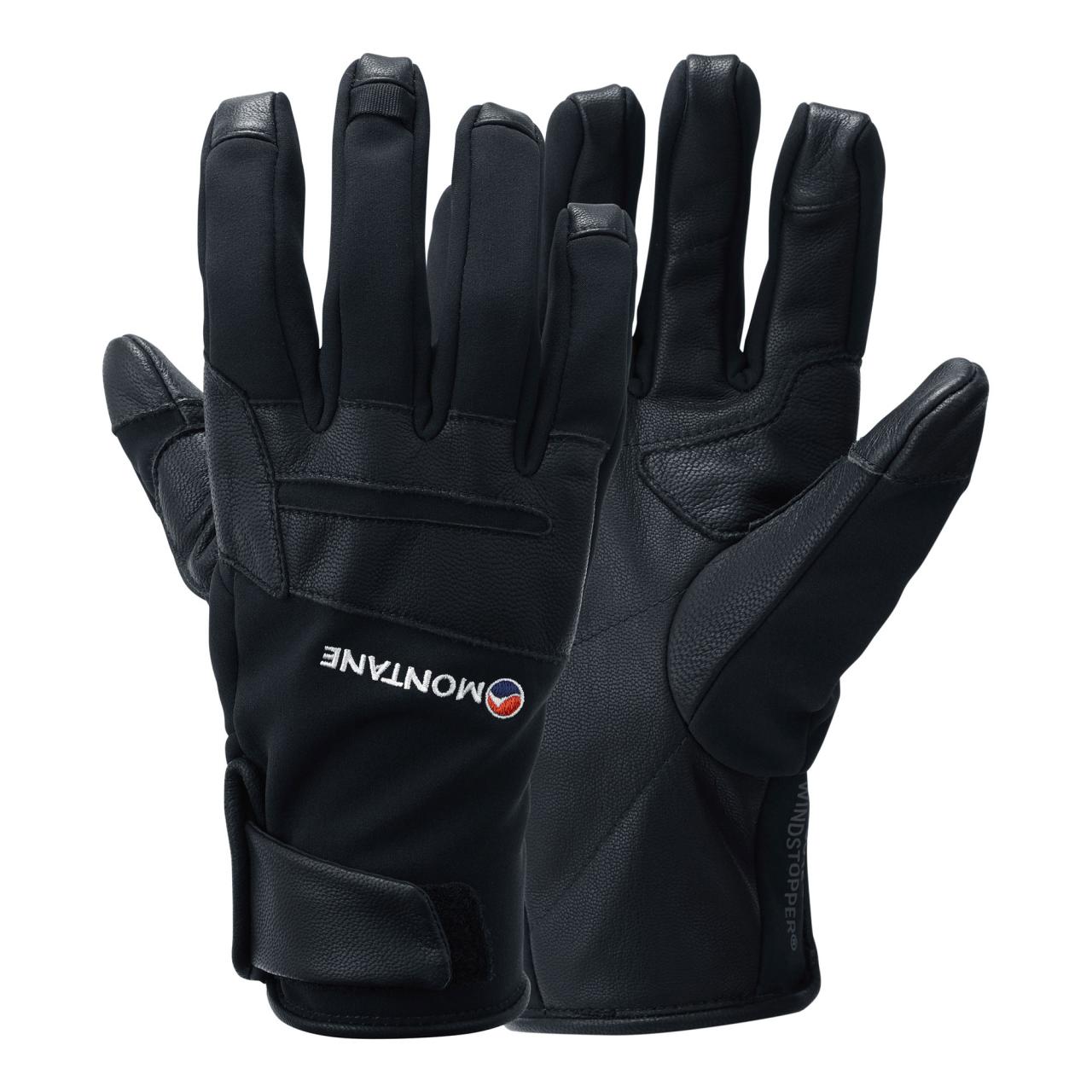 CYCLONE GLOVE-BLACK-M pánské prstové rukavice černé