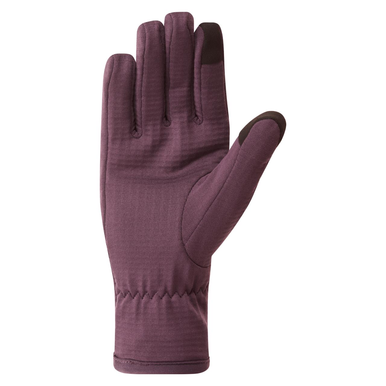 FEM PROTIUM GLOVE-MULBERRY-M dámské rukavice hnědofialové