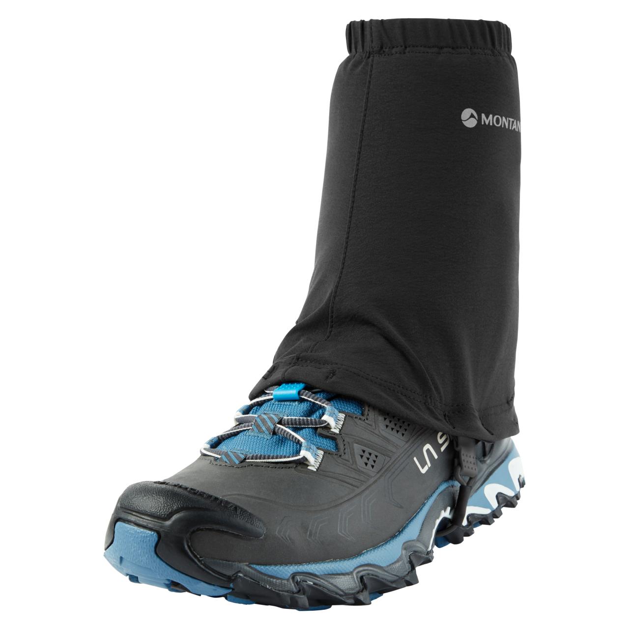 TRAIL GAITER-BLACK-M unisex návleky černé