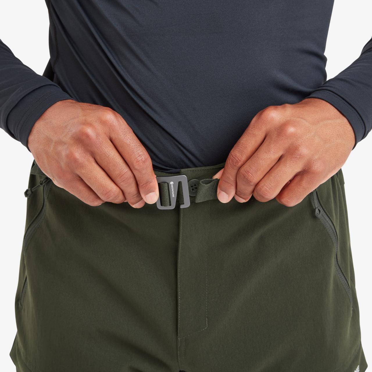 TERRA XT PANTS SHORT LEG-OAK GREEN-28/XS Short pánské kalhoty zelné