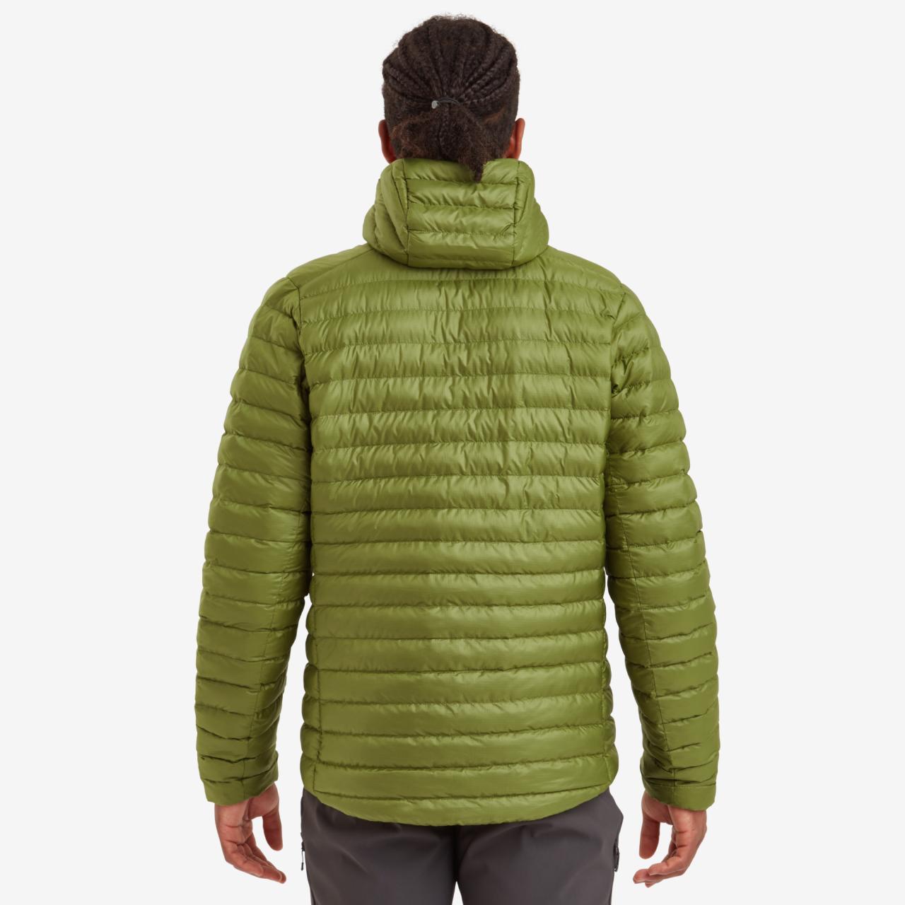 ICARUS HOODIE-ALDER GREEN-XL pánská bunda zelená