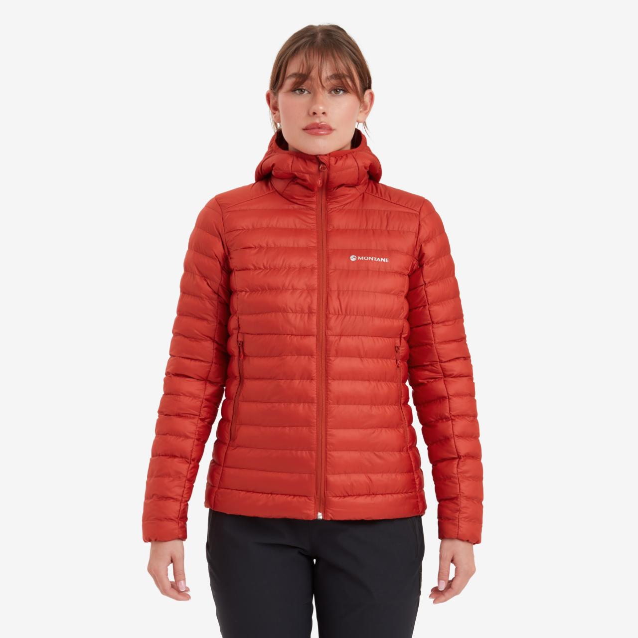 FEM ICARUS HOODIE-SAFFRON RED-UK16/XL dámská bunda červená