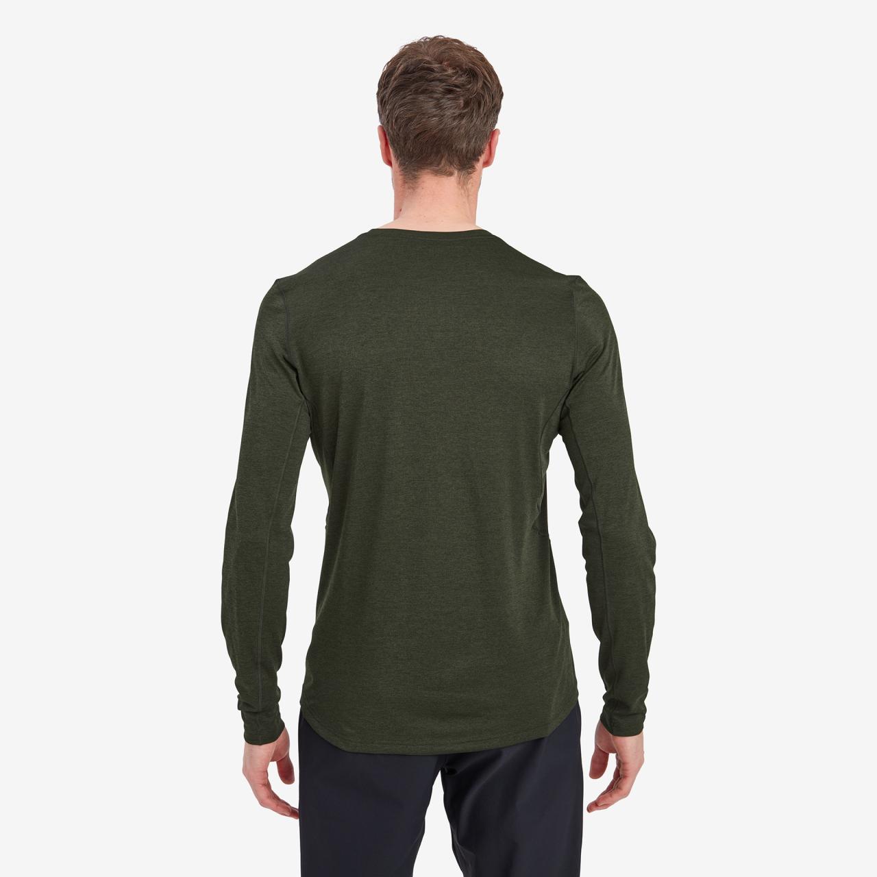 DART LONG SLEEVE T-SHIRT-OAK GREEN-S pánské triko dlouhý ruk. zelené