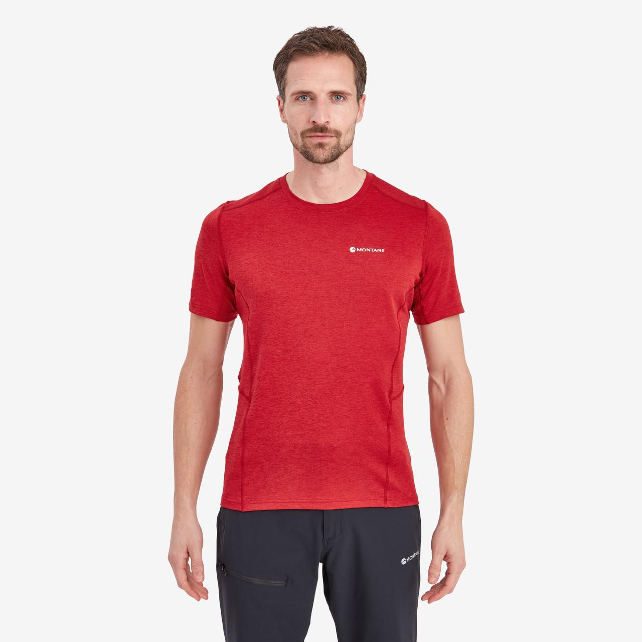 DART T-SHIRT-ACER RED-M pánské triko tmavě červené
