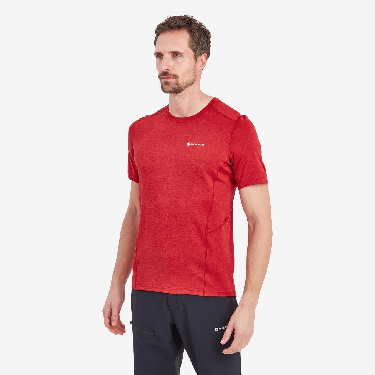 DART T-SHIRT-ACER RED-M pánské triko tmavě červené