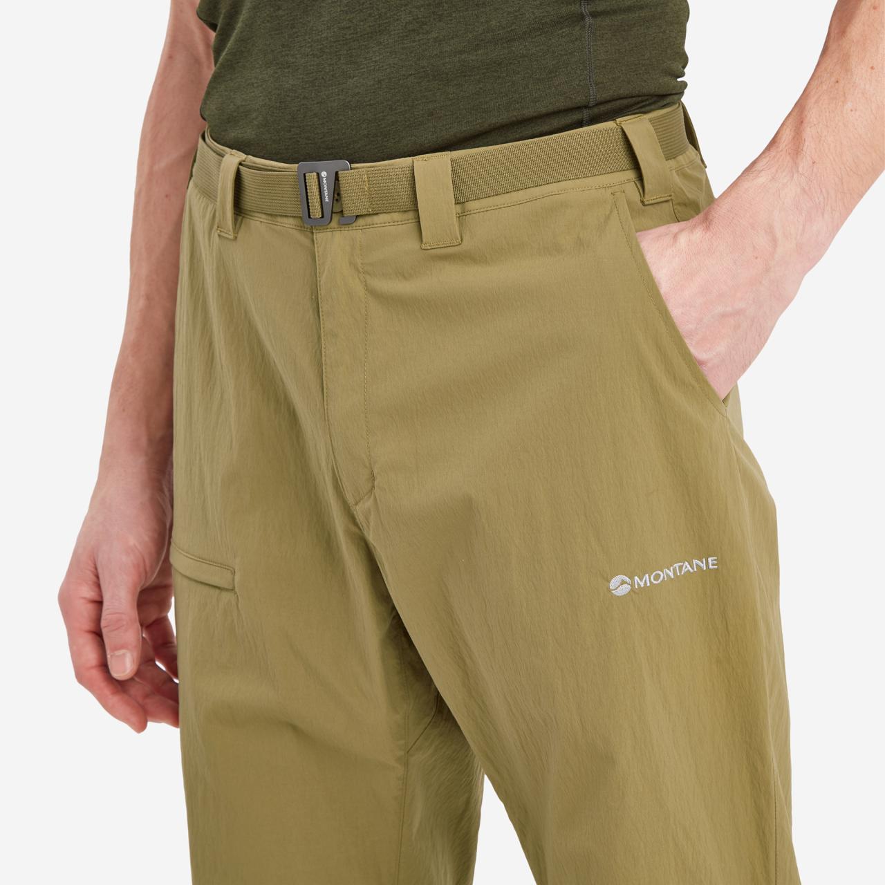 TERRA LITE PANTS SHORT LEG-OLIVE-36/XL pánské kalhoty zelené