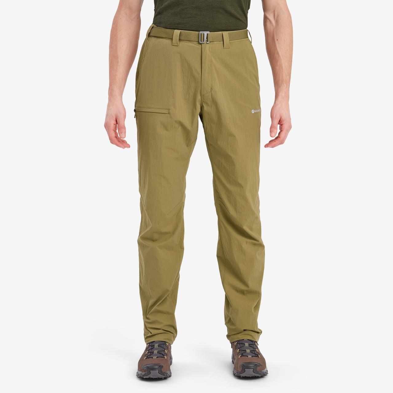 TERRA LITE PANTS SHORT LEG-OLIVE-32/M pánské kalhoty zelené