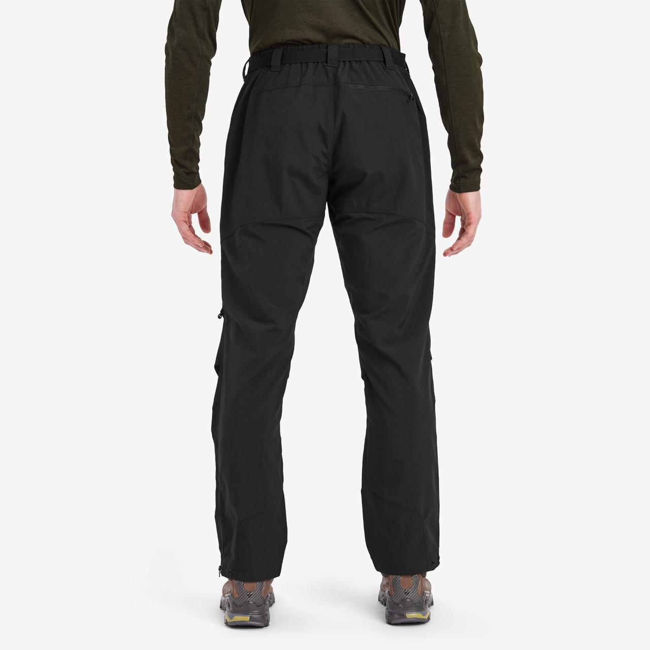 TERRA PANTS REG LEG-BLACK-32/M pánské kalhoty černé
