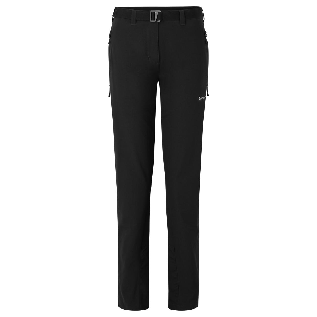 FEM TERRA STRETCH PANTS REG LEG-BLACK-UK10/S dámské kalhoty černé