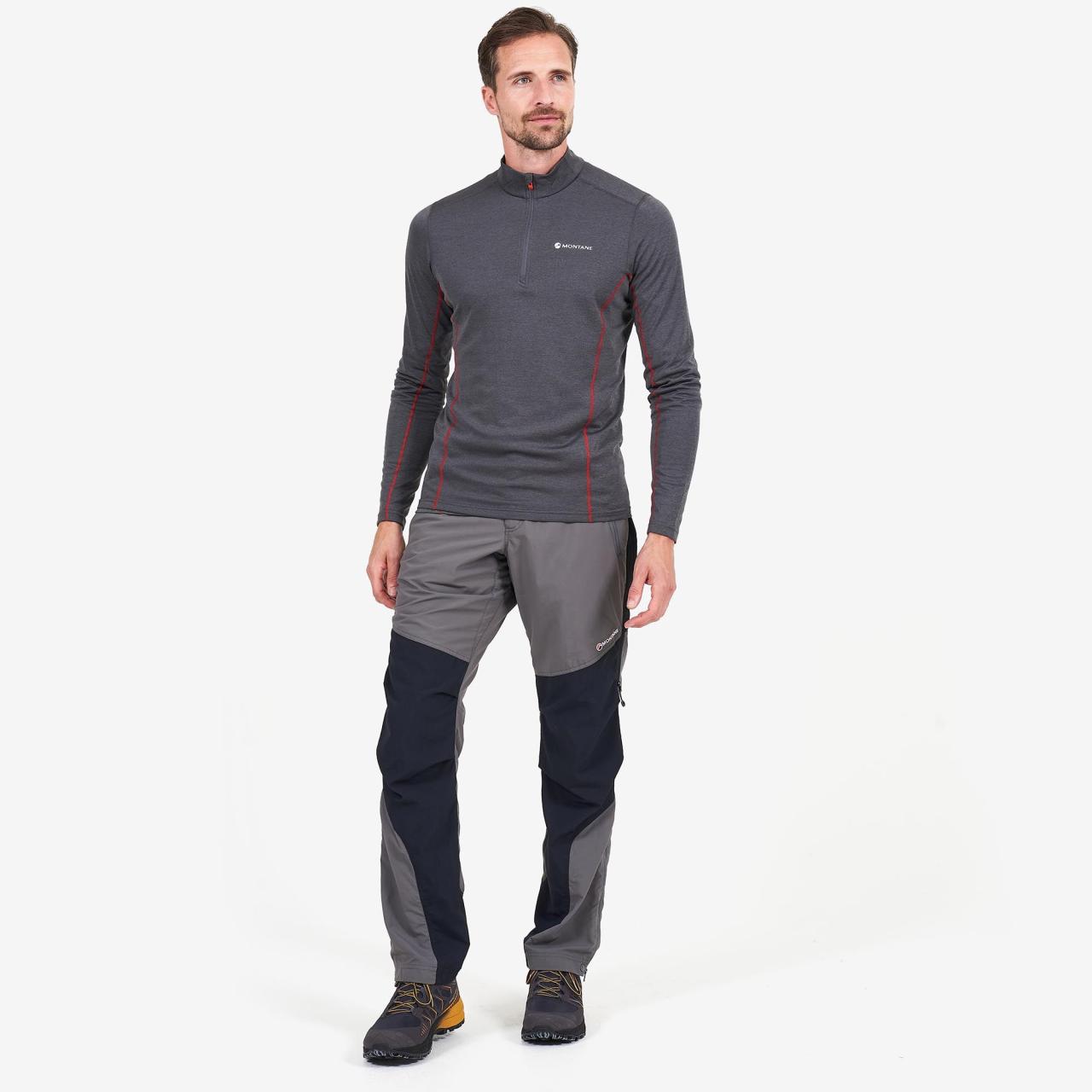 TERRA PANTS REG LEG-GRAPHITE-30/S pánské kalhoty šedé