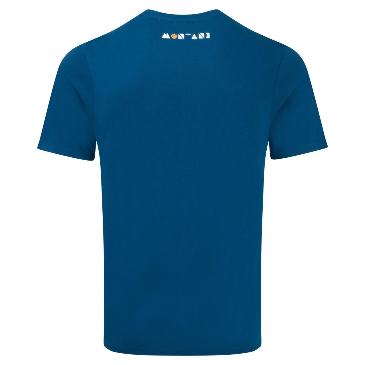 GEOMETRY T-SHIRT-NARWHAL BLUE-M pánské tričko modré