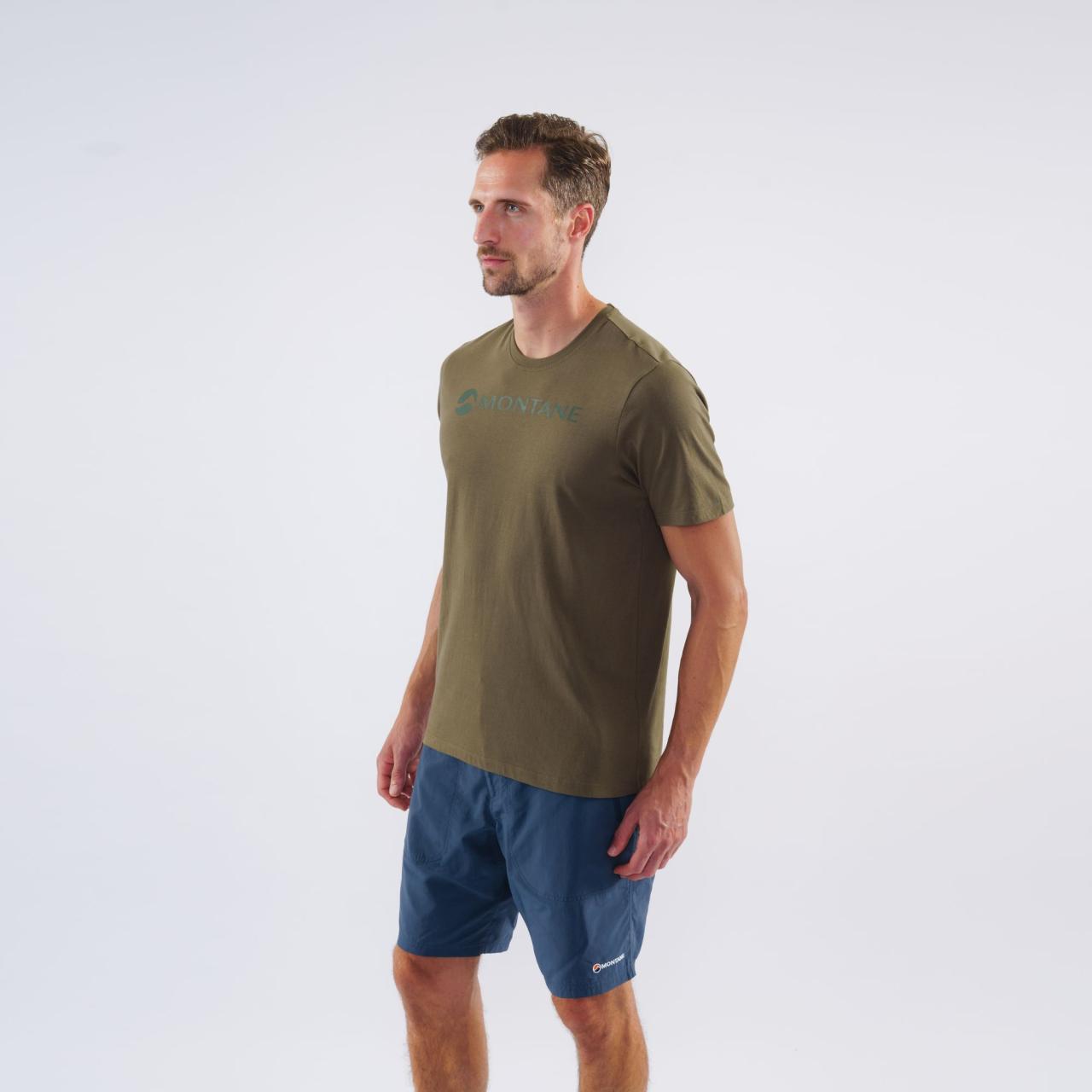 MONTANE MONO LOGO T-SHIRT-KELP GREEN-M pánské triko zelené