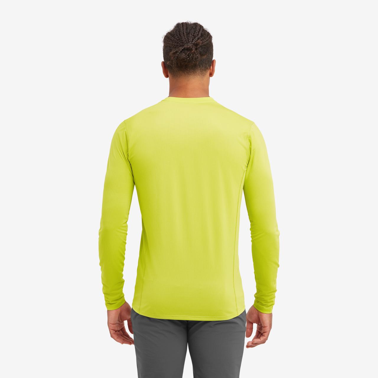 DART LITE LONG SLEEVE T-SHIRT-CITRUS SPRING-M pánské triko dlouhý ruk. žlutozelené