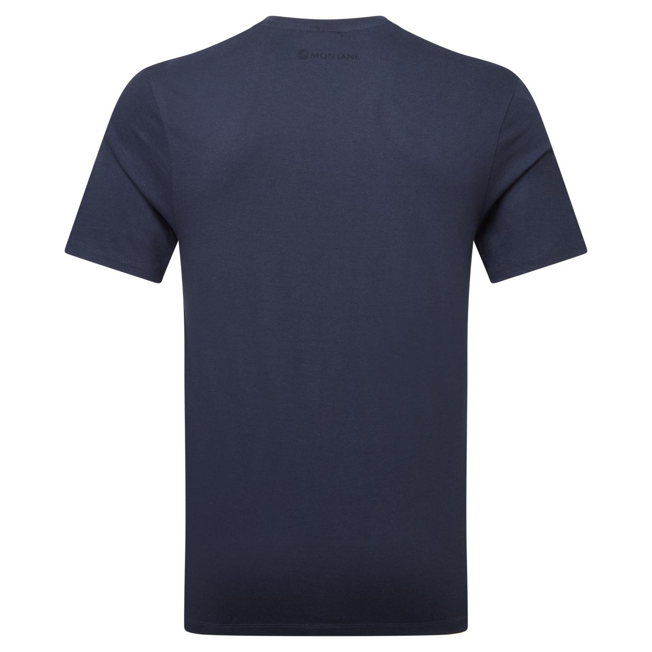 MONTANE MONO LOGO T-SHIRT-ECLIPSE BLUE-S pánské tričko modré