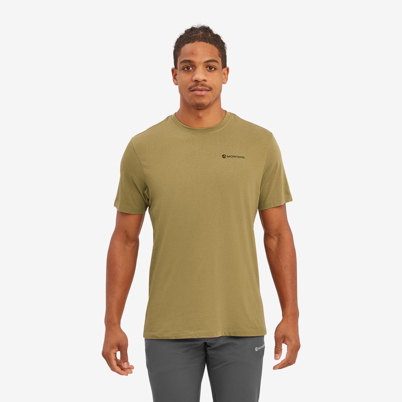 WEAR REPAIR TEE-OLIVE-XS pánské tričko olivové 