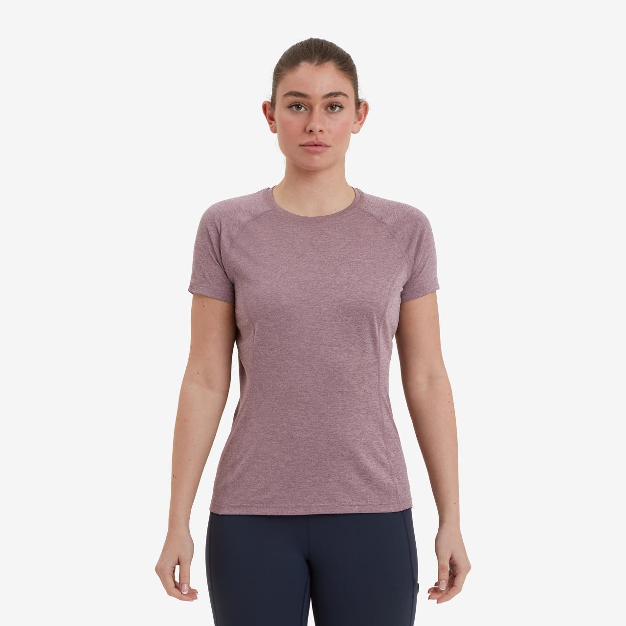 FEM DART T-SHIRT-MOONSCAPE-UK10/S dámské triko šedofialové