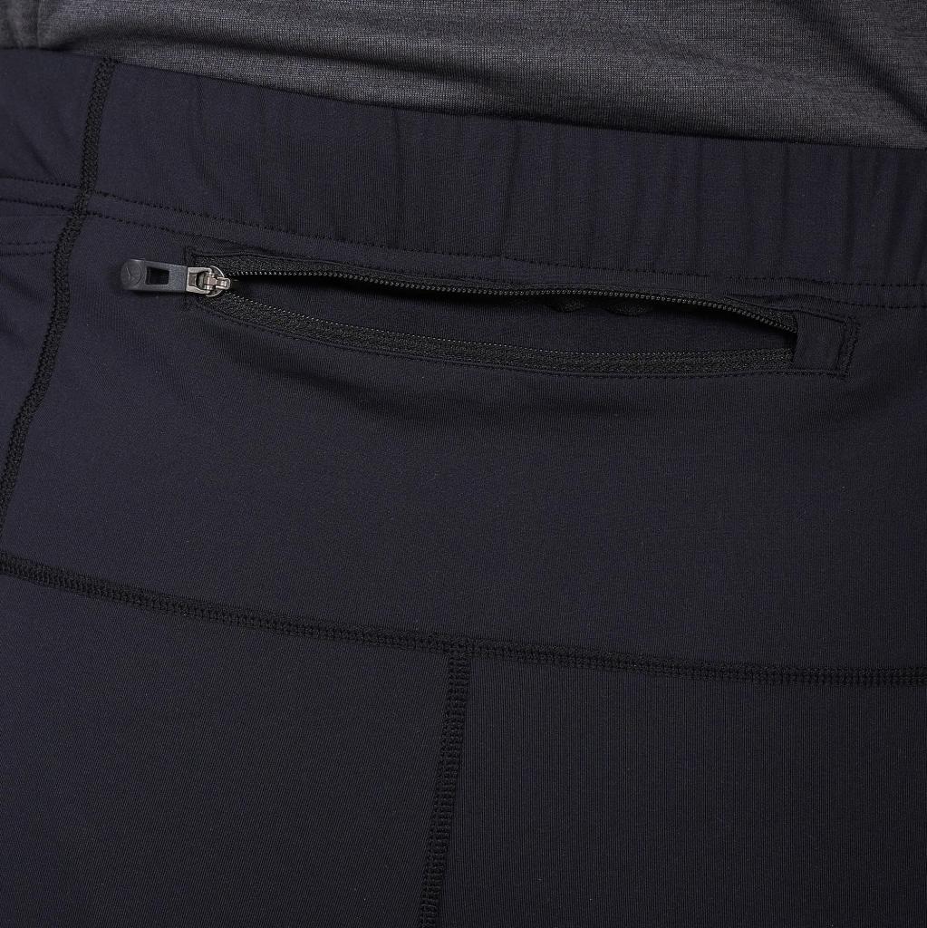 THERMAL TRAIL TIGHTS-BLACK-M pánské elastické kalhoty černé