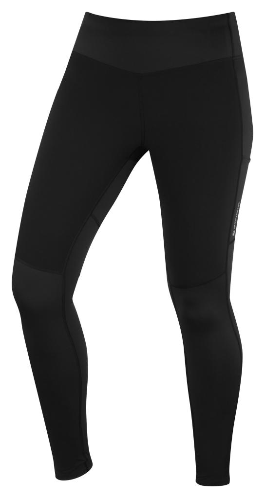 FEM THERMAL TRAIL TIGHTS-BLACK-UK8/XS dámské elastické kalhoty černé