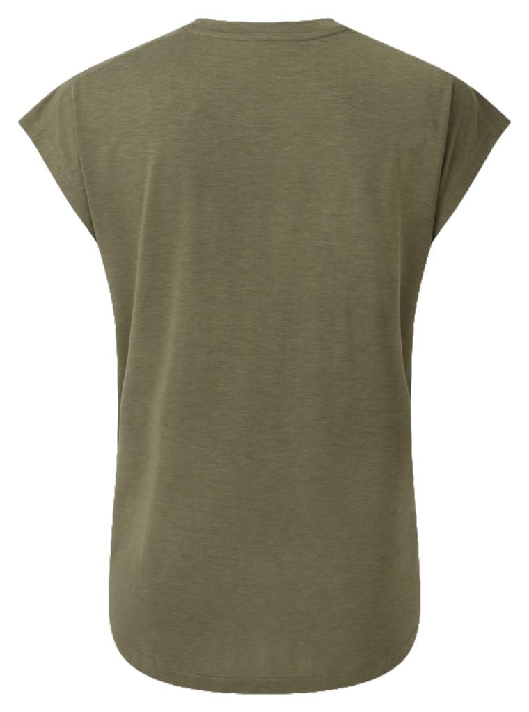FEM MIRA T-SHIRT-KELP GREEN-UK10/S dámské tričko zelené