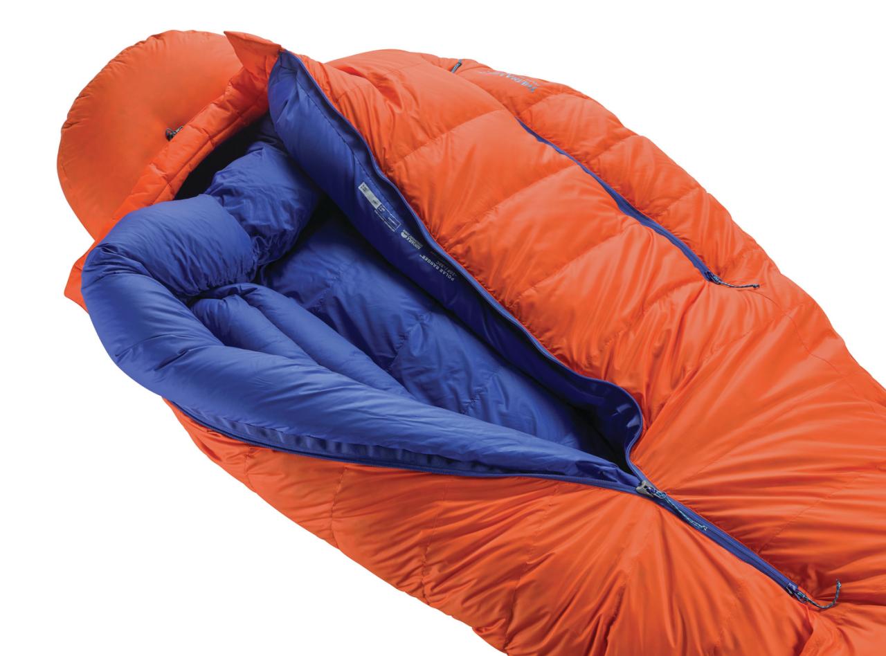 POLAR RANGER -20F/-30C Regular Flame/Orange péřový spacák oranžový