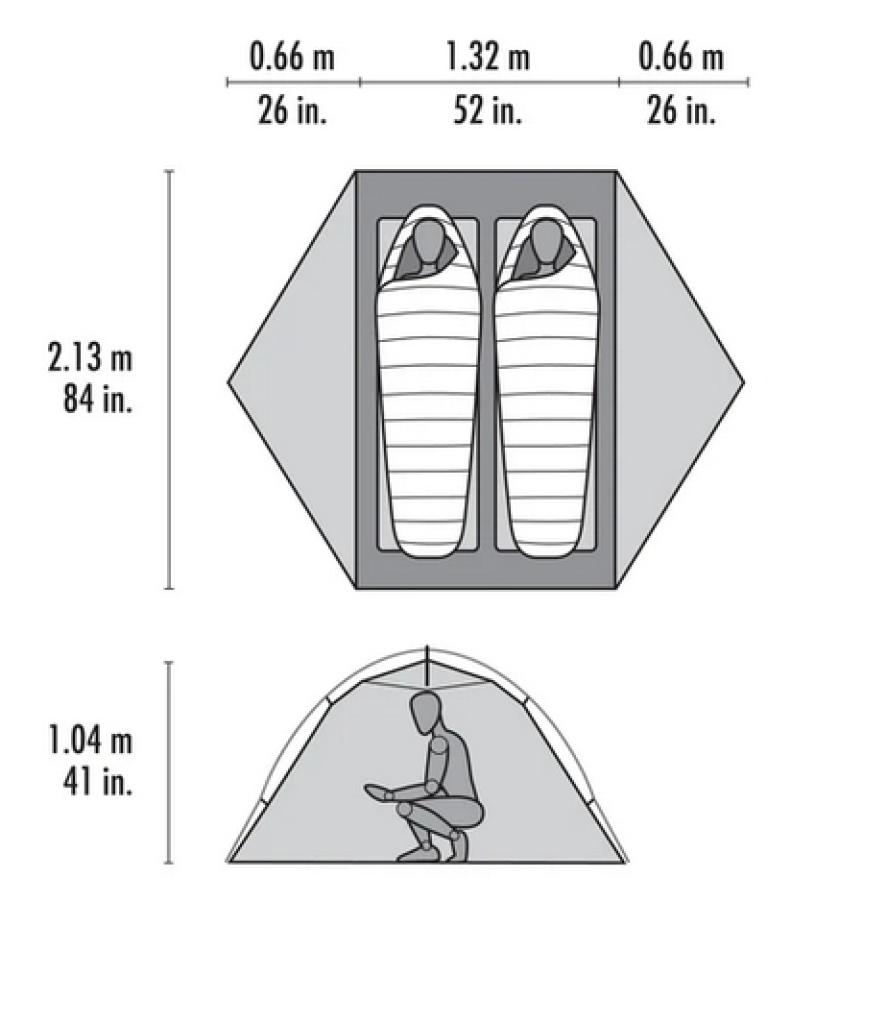 ELIXIR 2 Green stan zelený pro 2 osoby