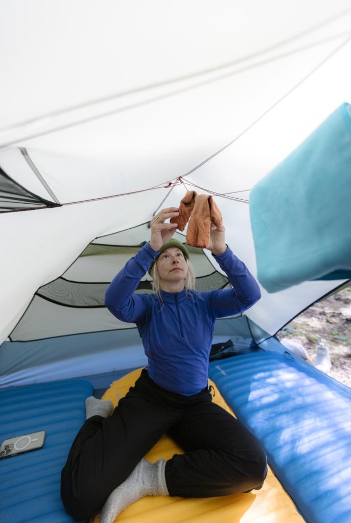 HUBBA HUBBA HD 3P Olive Night  stan zeleno/modrošedý pro 3 osoby