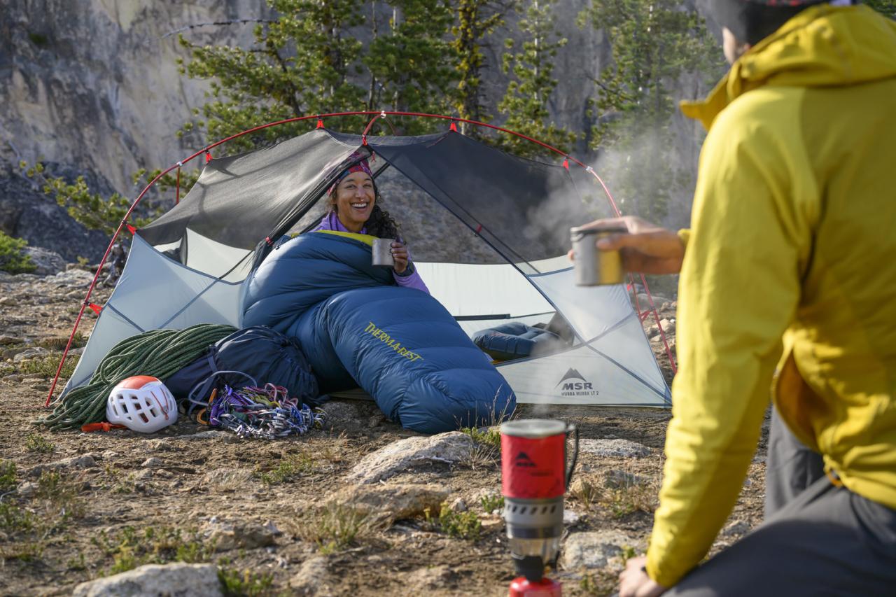 HUBBA HUBBA LT 2P Olive Night  stan zeleno/modrošedý pro 2 osoby