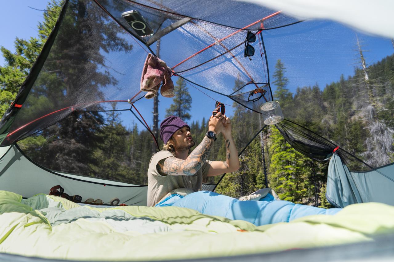 HUBBA HUBBA LT 3P Olive Night  stan zeleno/modrošedý pro 3 osoby