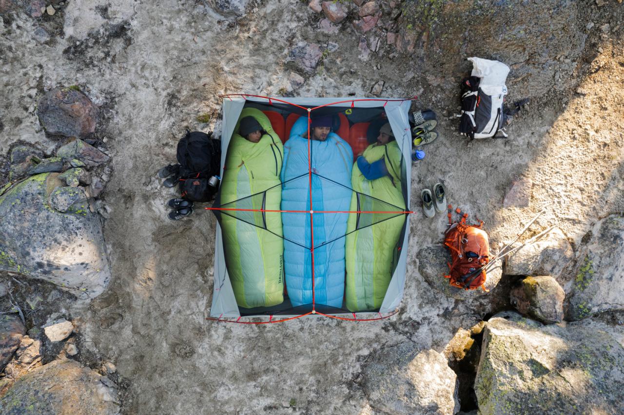 HUBBA HUBBA LT 3P Olive Night  stan zeleno/modrošedý pro 3 osoby