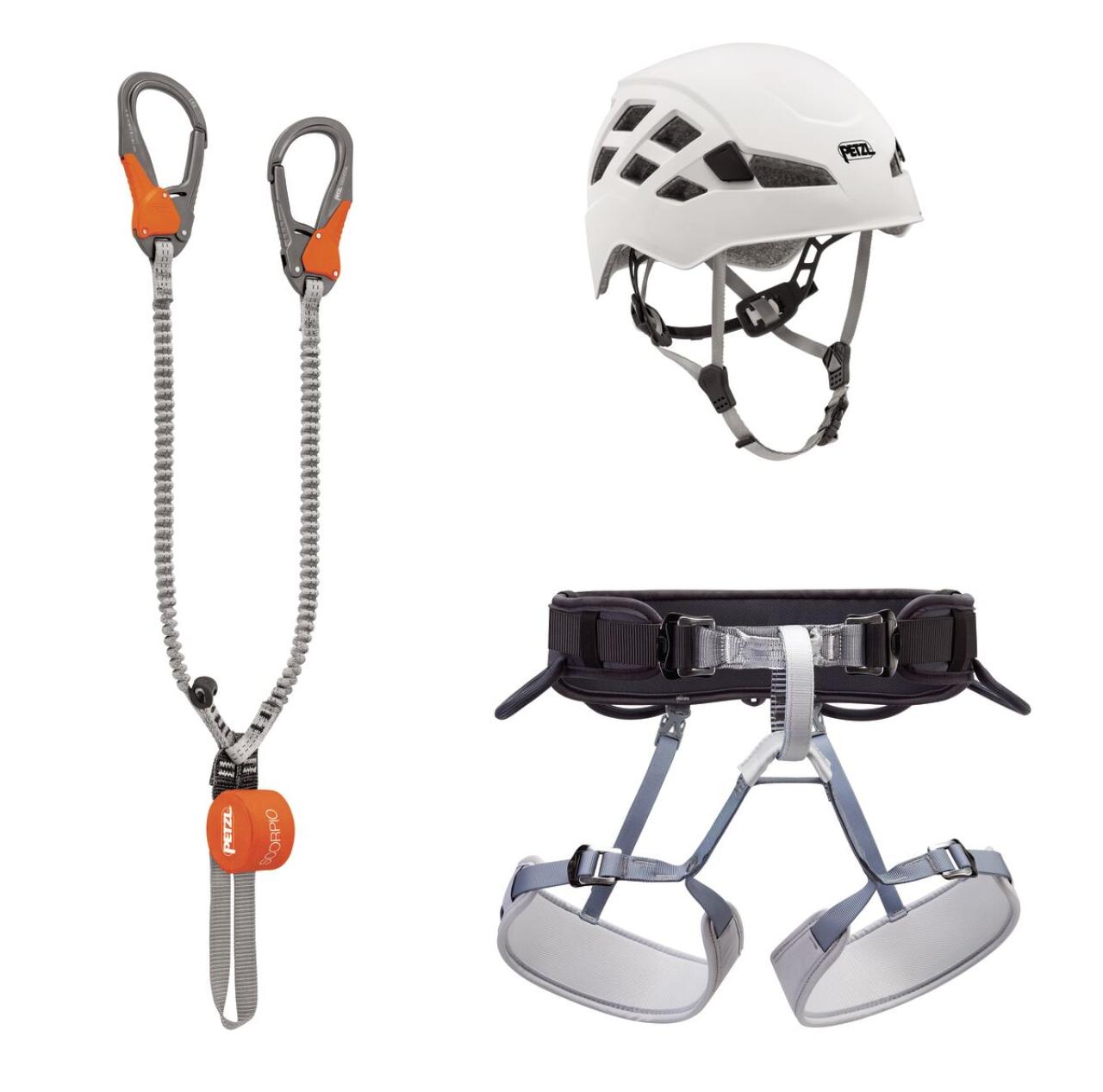 KIT VIA FERRATA EASHOOK 1 feratový set (Boreo vel. M/L, Corax vel. 1, Scorpio Eashook)