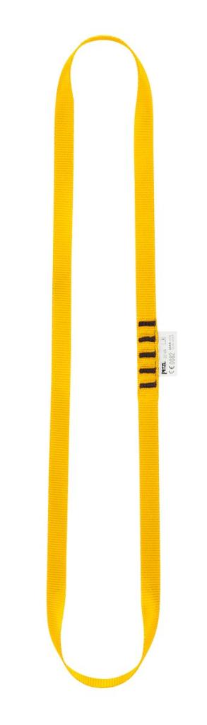 ANNEAU 60 cm smyčka plochá žlutá