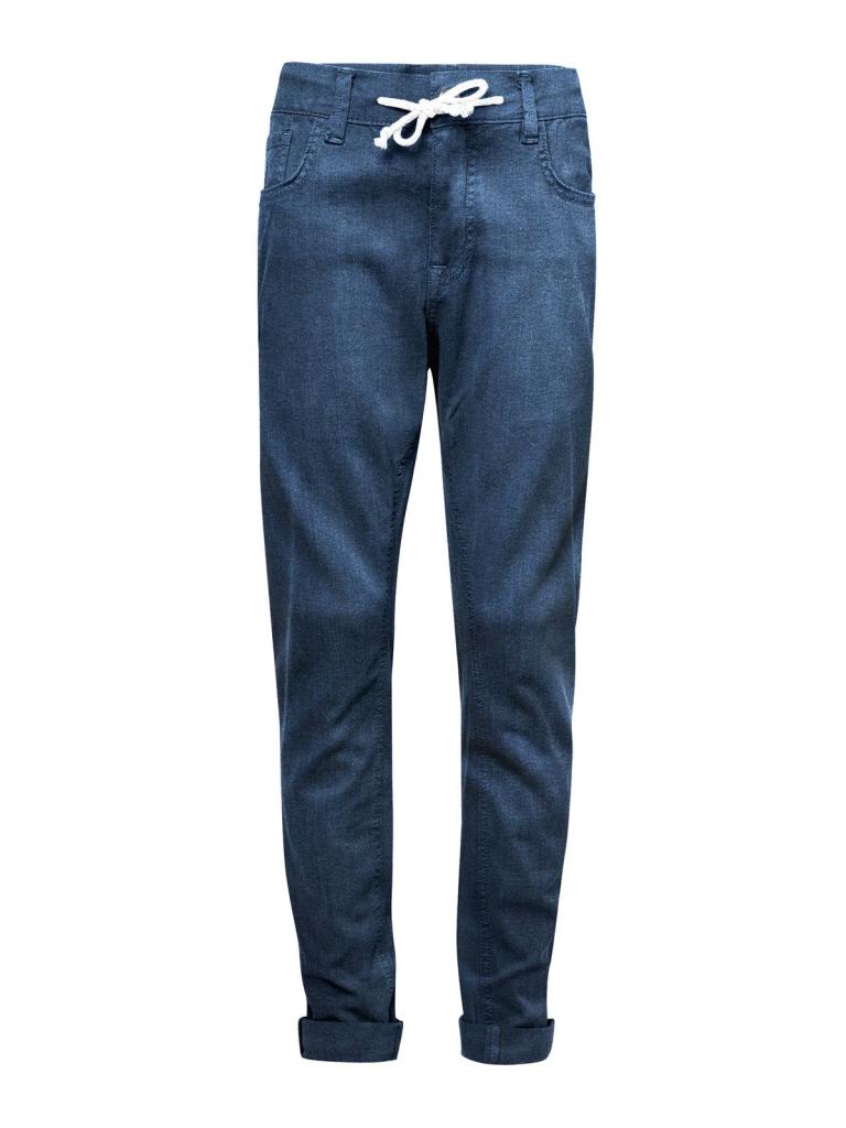 SAN DIEGO 2.0 KIDS-DENIM DARK BLUE-128 dětské kalhoty tmavě modré denim