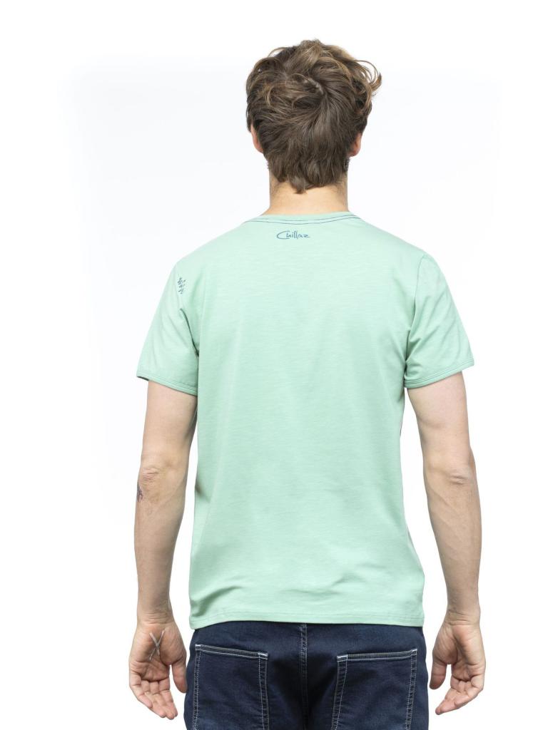 TAKE IT EASY-GREEN-M pánské tričko zelené