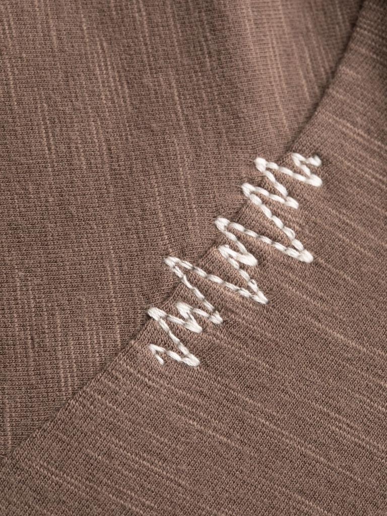 ALPACA GANG-BROWN-M pánské tričko hnědé