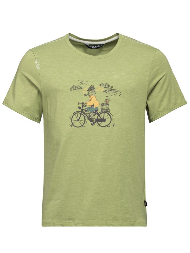 TYROLEAN TRIP-GREEN-S pánské tričko zelené