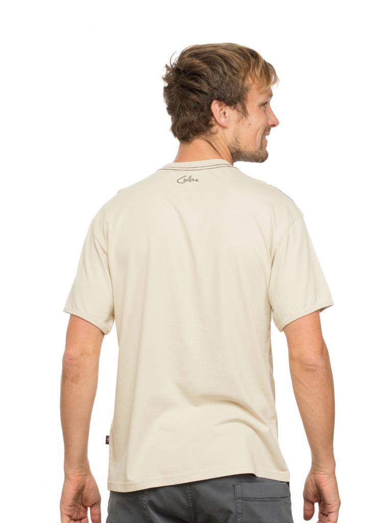 PILGRIM-BEIGE-M pánské tričko béžové