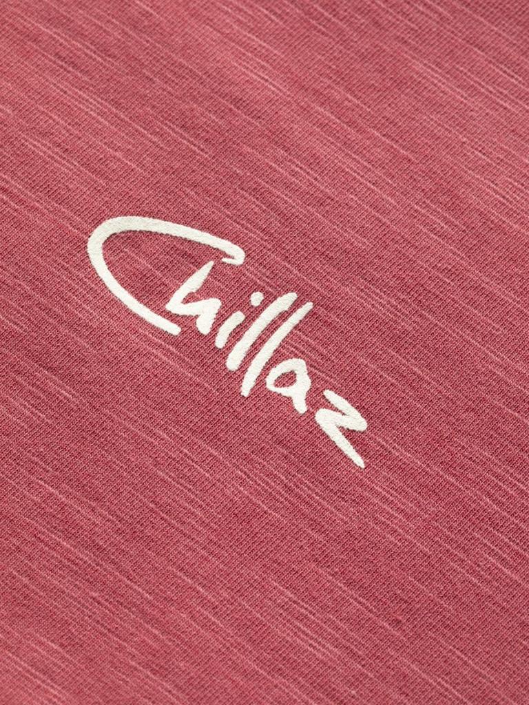 CHILLAZ MOUNTAIN LOGO-RED-M pánské tričko červené